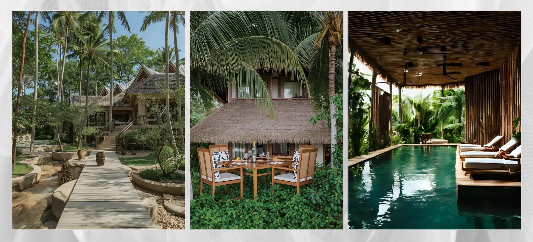 Eco-luxury bamboo villas in Vietnam, Indonesia and Philippines with sustainable architecture