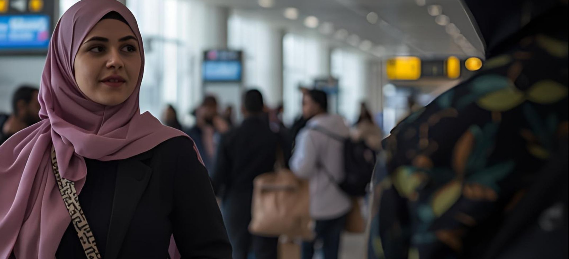 A busy Southeast Asian Airport