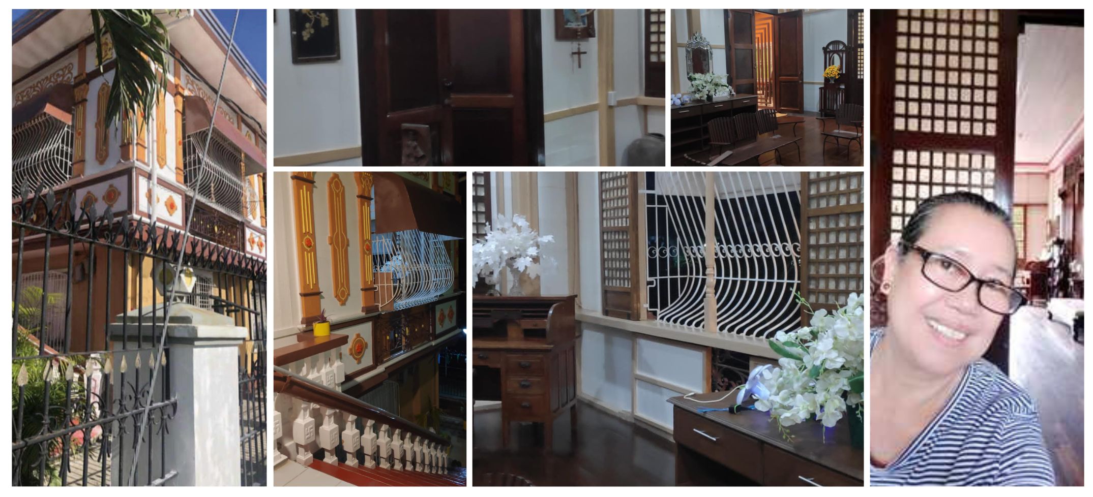 Inside the almost 200 years old central house in Sta. Cruz, Laguna.